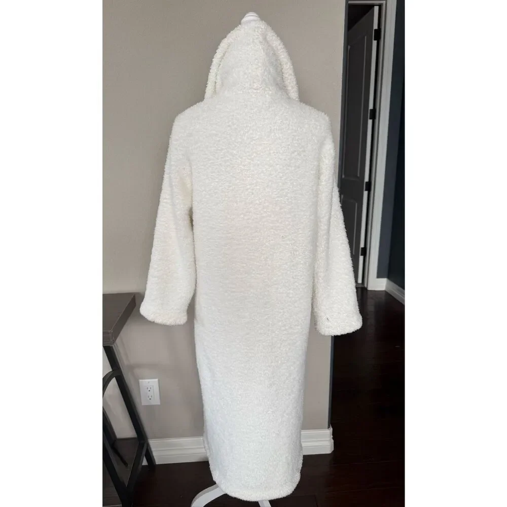 Barefoot Dreams Cozy Chic Robe White size 1 Small Medium No Belt - Picture 3 of 9